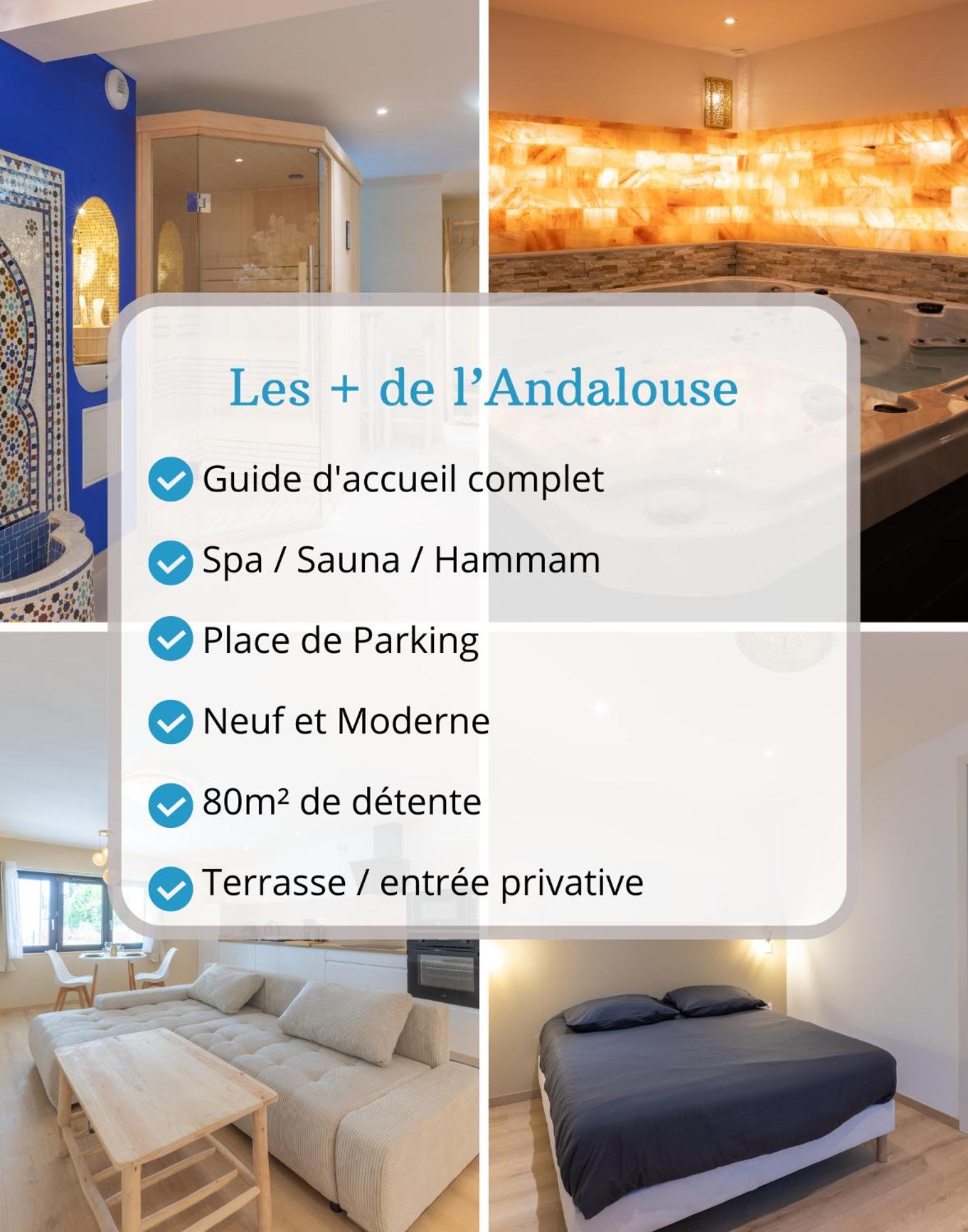 L'Andalouse & Spa Privatif - Strasbourg Mittel Mittelhausbergen Extérieur photo